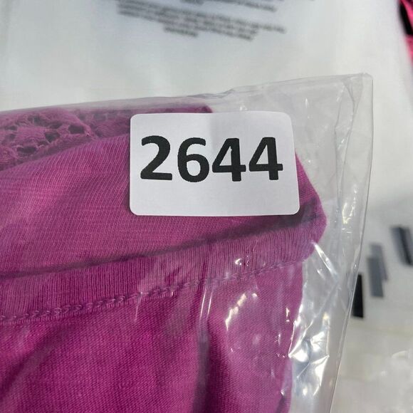 Adrian Dilafield Zig Zag Layered Women‎ L Pink Long Sleeve Top - Picture 10 of 10